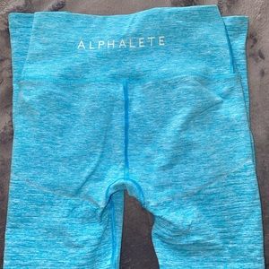 Alphalete blue OG revival leggings